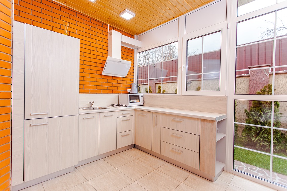spacious kitchen